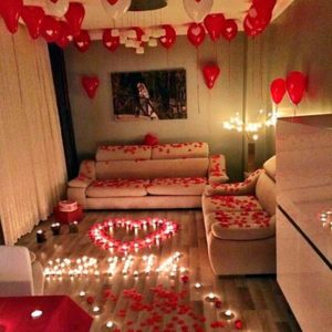 Servicio de Decorado de Habitación Noche Romántica