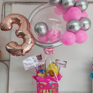 Arreglo de Globos y Dulces IN-085